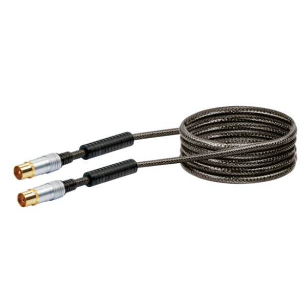 Schwaiger KVKHD15 533 1.5м IEC IEC Черный коаксиальный кабель