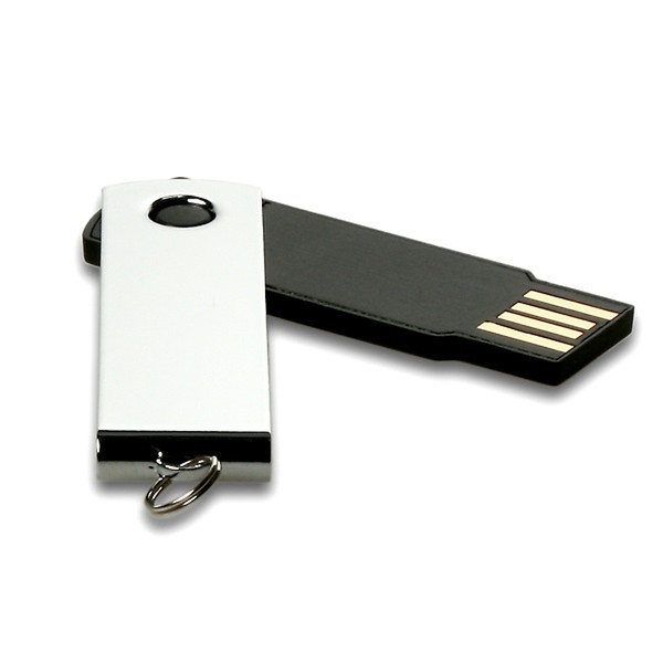 Axago AXU-25 8GB 8GB USB 2.0 Typ A Schwarz, Weiß USB-Stick