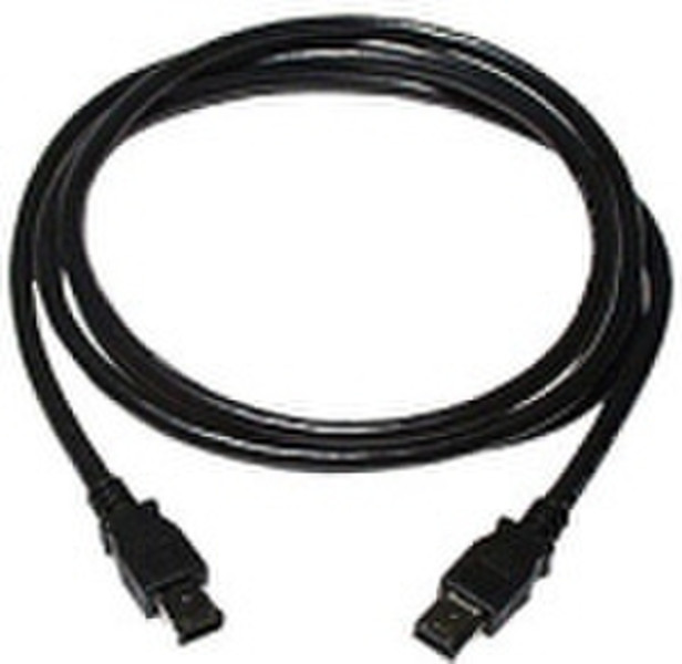 Cable Company Firewire Cable 4P 4P 1.8m Schwarz Firewire-Kabel