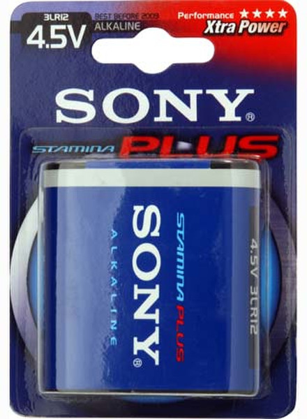 Sony Stamina Plus Alkaline batteries 3LR12B1A Щелочной 4.5В батарейки