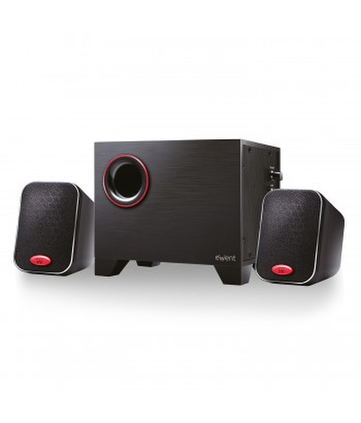 Ewent EW3505 2.1channels 15W Black speaker set