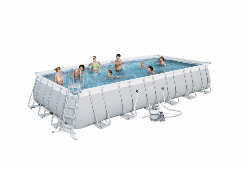 Bestway Power Steel 7.32m x 3.66m x 1.32m Rectangular Framed pool Прямоугольный 30045л Синий, Серый