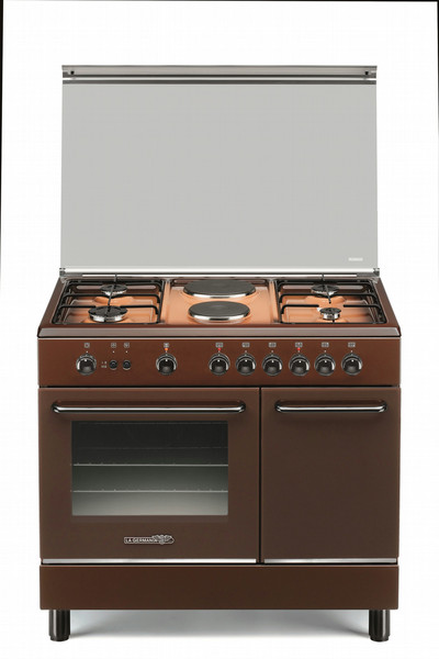 Bertazzoni La Germania SP9 42 41 C Freestanding Combi hob Brown cooker