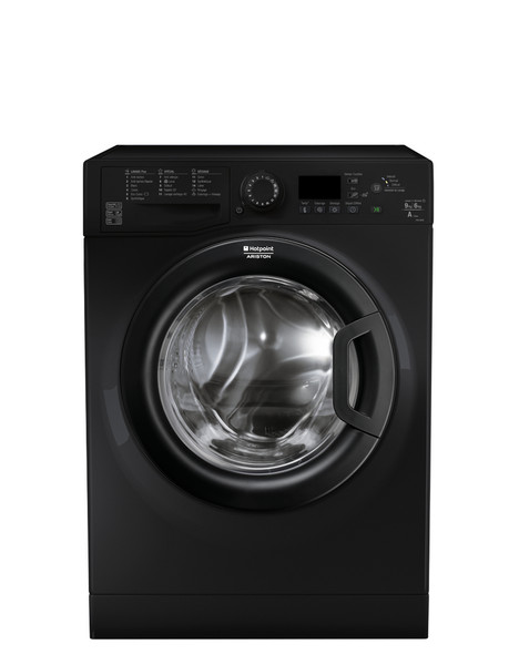 Hotpoint FDG 8640K FR Freestanding Front-load A Black washer dryer
