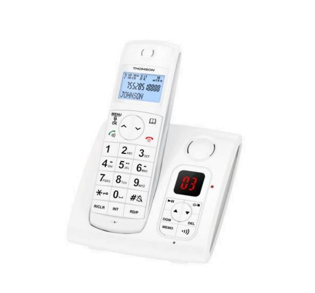 Thomson TH-550D2RWHT DECT Белый телефон
