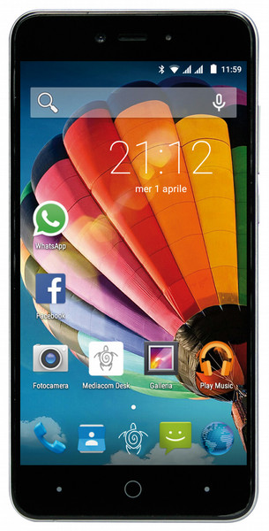 Mediacom PhonePad Duo G515 Dual SIM 8GB Silver smartphone