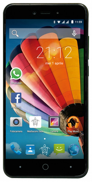 Mediacom PhonePad Duo G515 Dual SIM 8GB Schwarz Smartphone