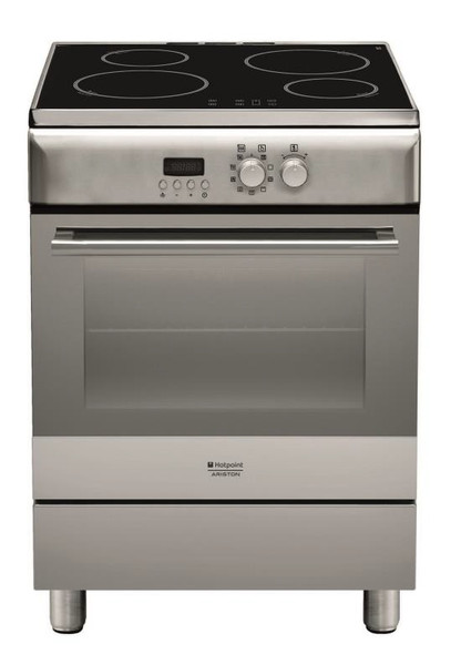 Hotpoint H6IMAAC (X) Freistehend Induction hob A Edelstahl Küchenherd