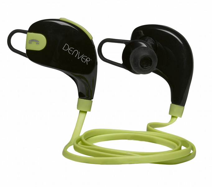 Denver BTE-100 In-ear Binaural Bluetooth Black,Green