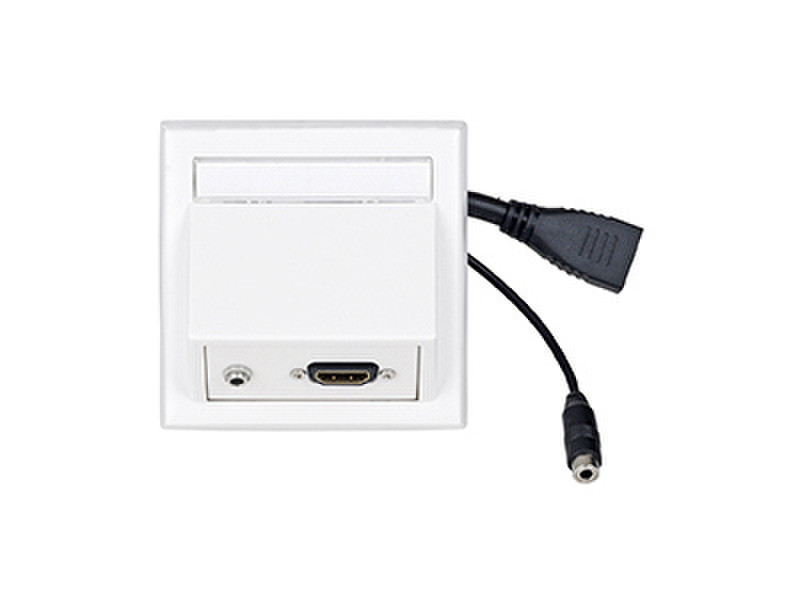 VivoLink WI221170 HDMI + 3.5mm White socket-outlet