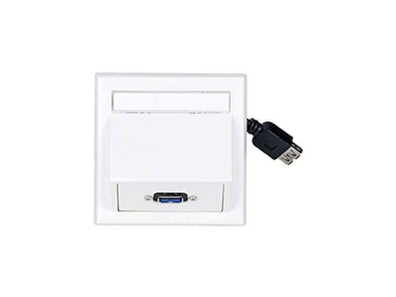 VivoLink WI221185 USB White socket-outlet