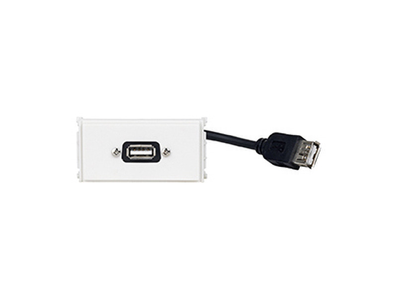 VivoLink WI221275 USB White socket-outlet