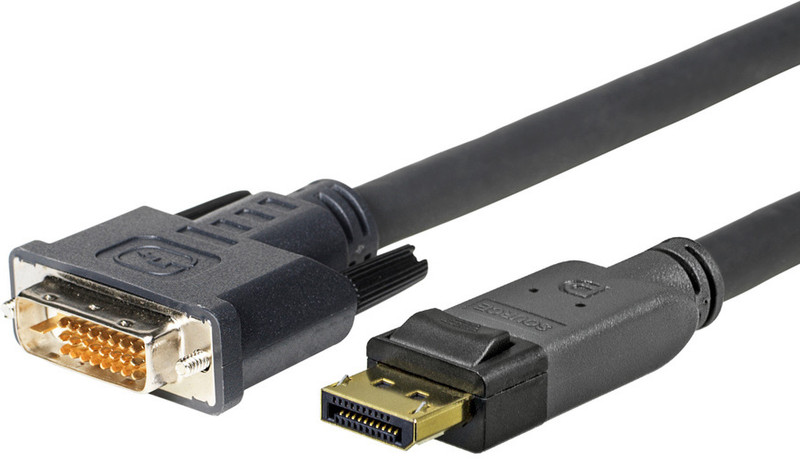 VivoLink 20m Displayport - DVI-D 20m DisplayPort DVI-D Schwarz