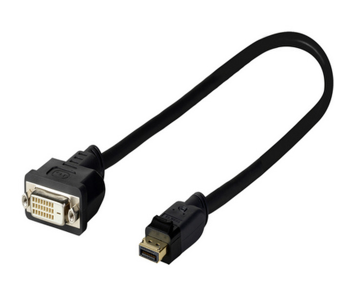 VivoLink PRODPADAPDVI DisplayPort DVI Черный адаптер для видео кабеля