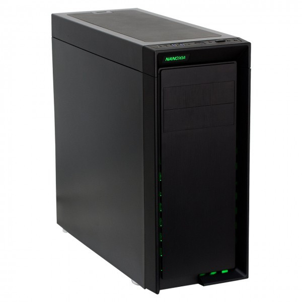 Nanoxia CoolForce 1 Midi-Tower Black computer case