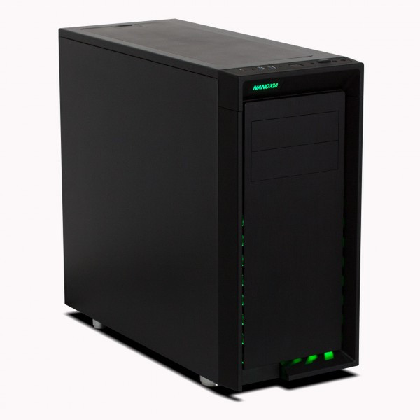 Nanoxia CoolForce 2 Rev B Midi-Tower Black computer case