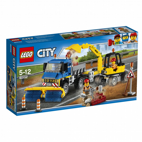 LEGO City Sweeper & Excavator building set