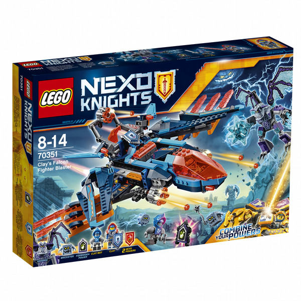 LEGO NEXO KNIGHTS Clay's Falcon Fighter Blaster building set