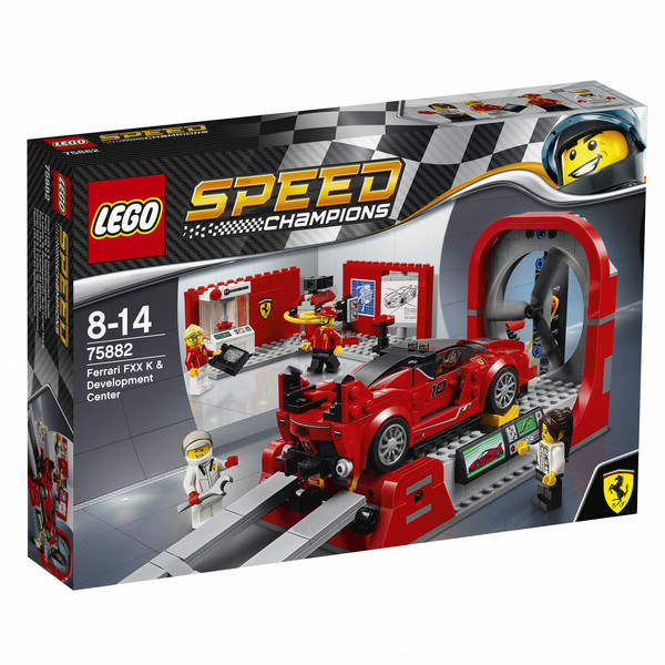 LEGO Speed Champions Ferrari FXX K & Development Center 493шт строительный конструктор