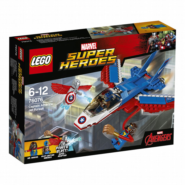 LEGO Marvel Super Heroes Captain America Jet Pursuit building set