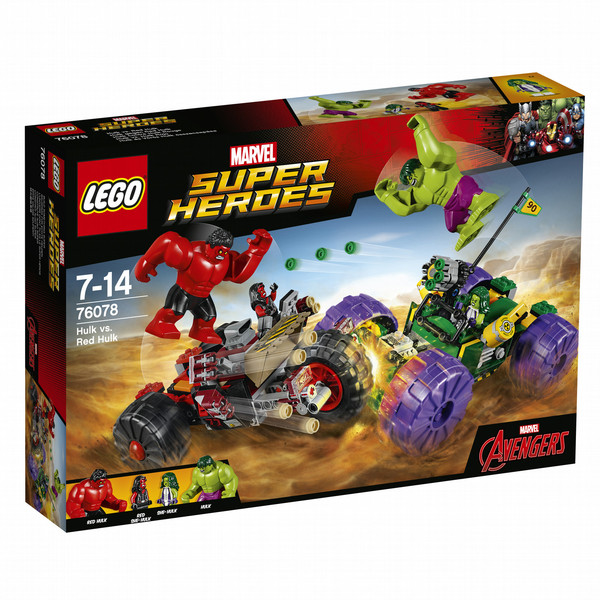 LEGO Marvel Super Heroes Hulk vs. Red Hulk building set