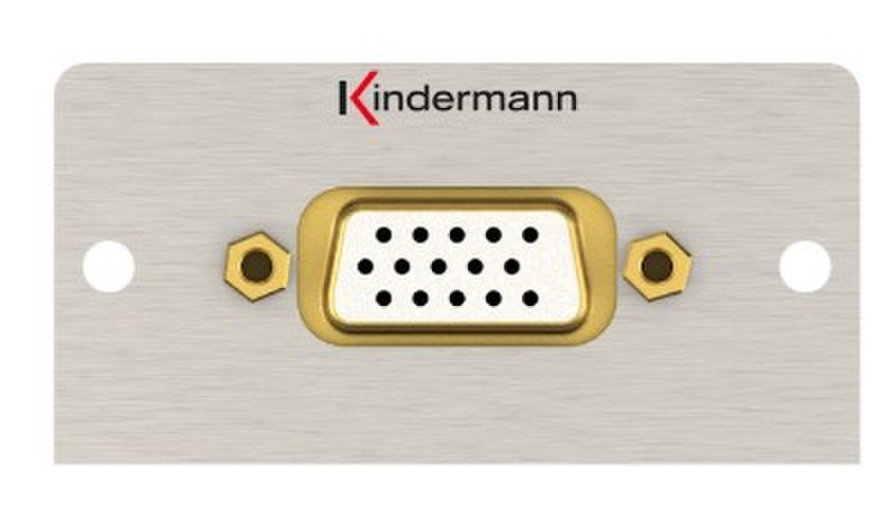 Kindermann 7451000507 VGA (D-Sub) 5 x BNC Нержавеющая сталь адаптер для видео кабеля