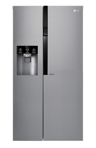 LG GSL560PZXV Freestanding 591L A+ Stainless steel side-by-side refrigerator