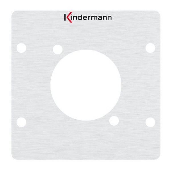 Kindermann 7444412020 Aluminium switch plate/outlet cover