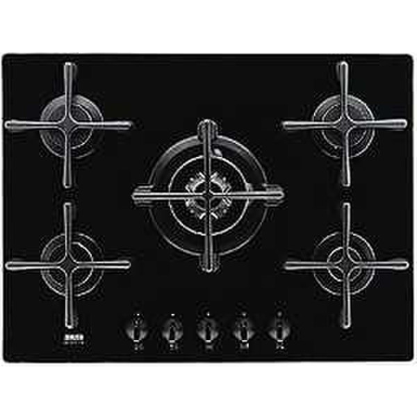 Zanussi ZGG784INC gas heater built-in Gas hob Black