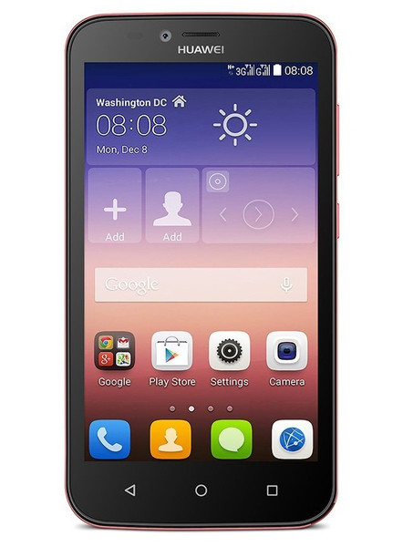 Huawei Y625 Две SIM-карты 4ГБ Черный, Красный смартфон