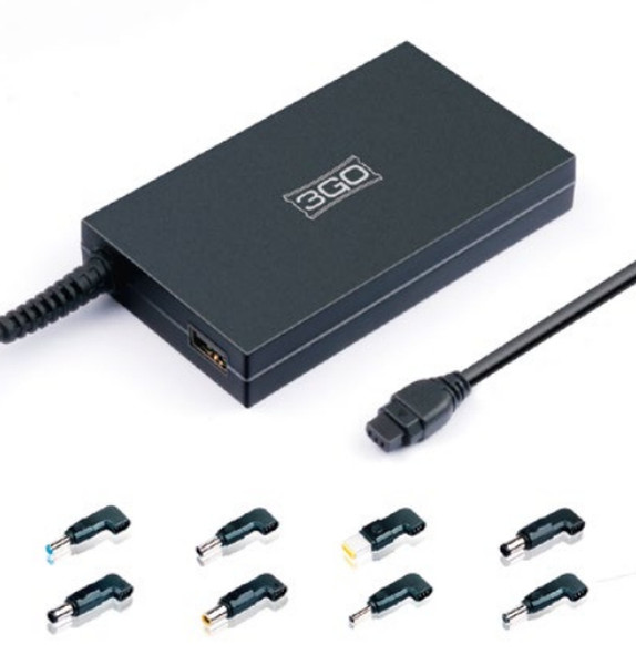 3GO ALIM90AS Для помещений Черный адаптер питания / инвертор