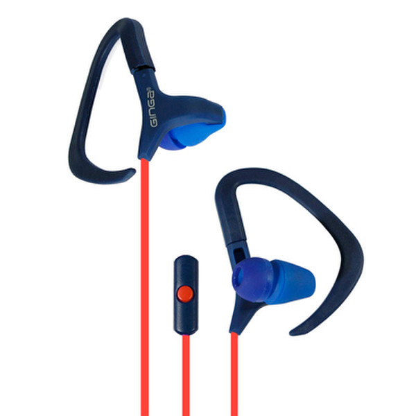 Ginga GI16AUD02HF Ear-hook Binaural Blue,Red