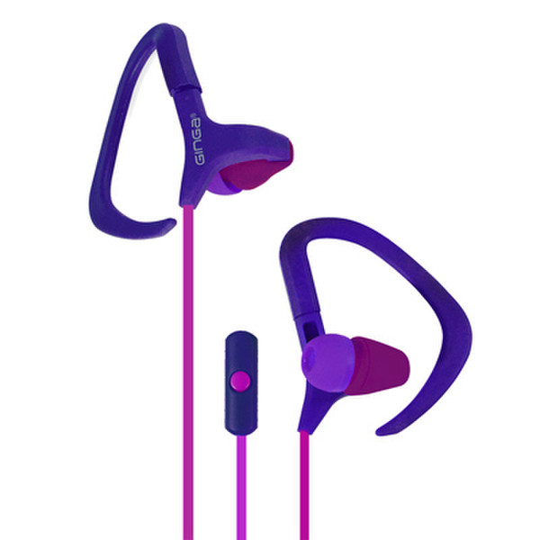 Ginga GI16AUD02HF Ear-hook Binaural Pink,Purple