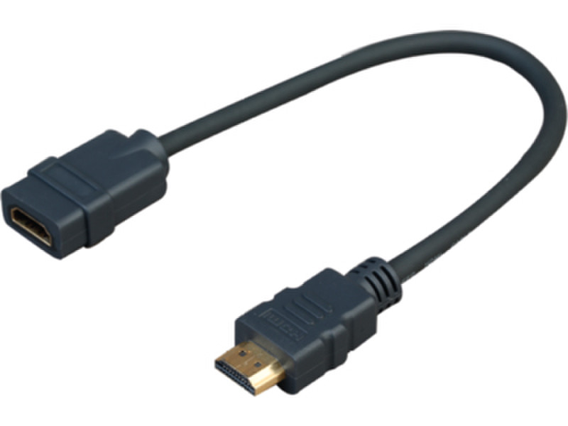 VivoLink PROHDMIADAPHDMIF 0.2м HDMI HDMI Черный HDMI кабель