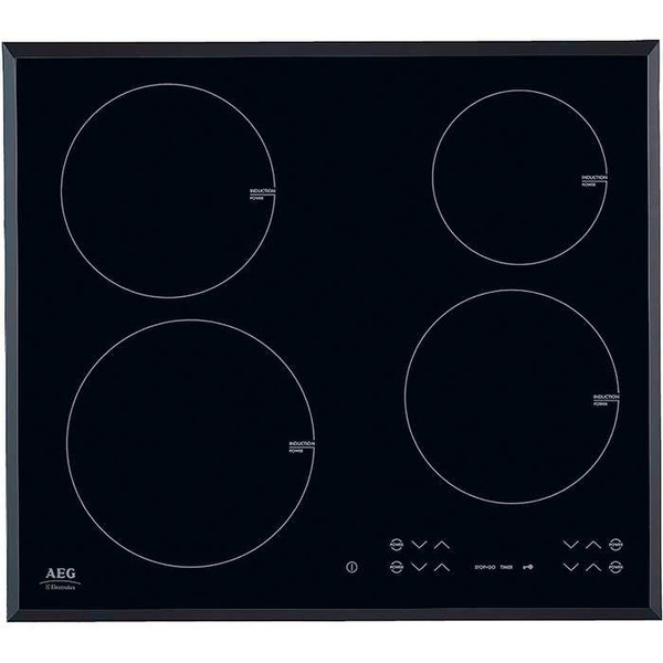 AEG 68001KFN Built-in induction heater Eingebaut Induktionskochfeld Schwarz