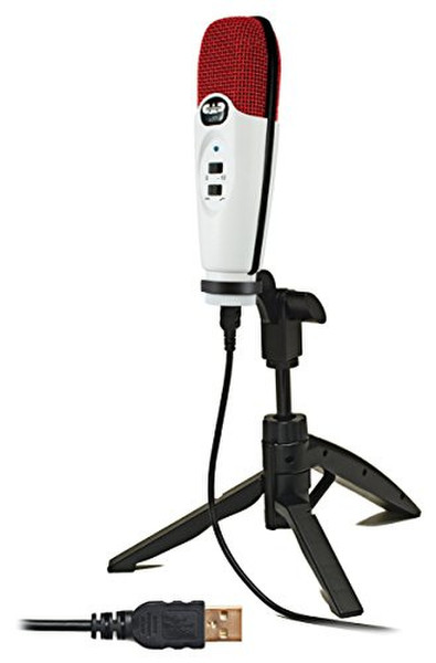 CAD Audio U37 Studio microphone Verkabelt Schwarz, Rot, Weiß