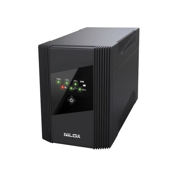 Nilox 17NXGCLI18003 1200VA Tower Black uninterruptible power supply (UPS)