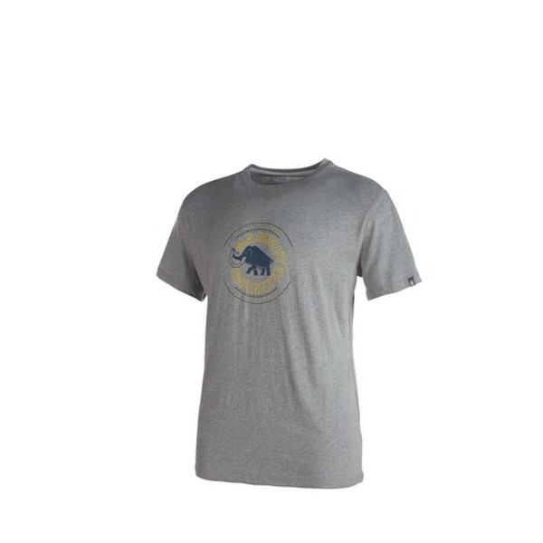 Mammut Garantie T-shirt XL Kurzärmel Rundhals Baumwolle Grau