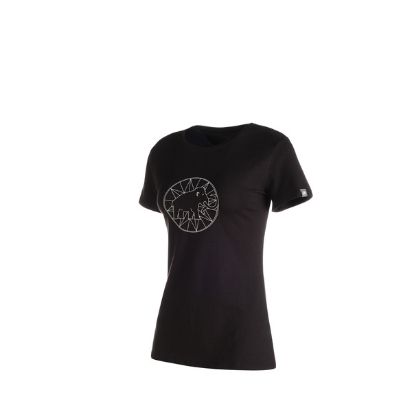Mammut Logo T-shirt XS Short sleeve Crew neck Cotton,Elastane Black