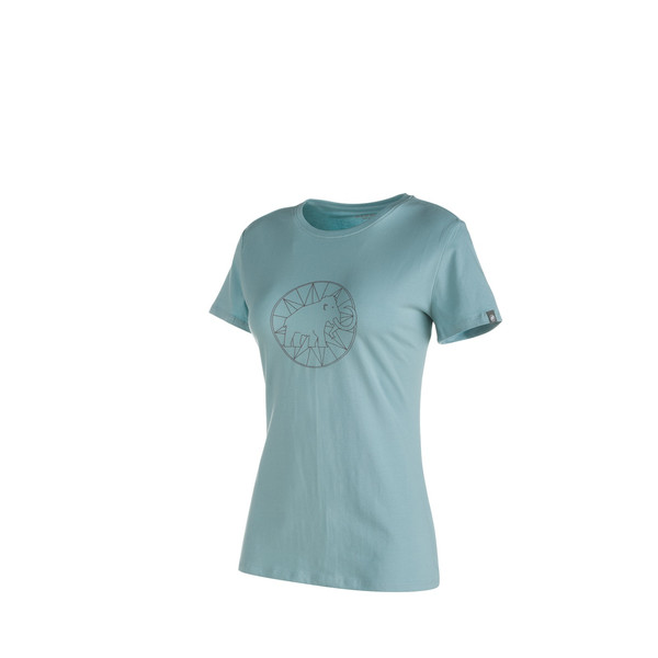Mammut Logo T-shirt XS Short sleeve Crew neck Cotton,Elastane Blue