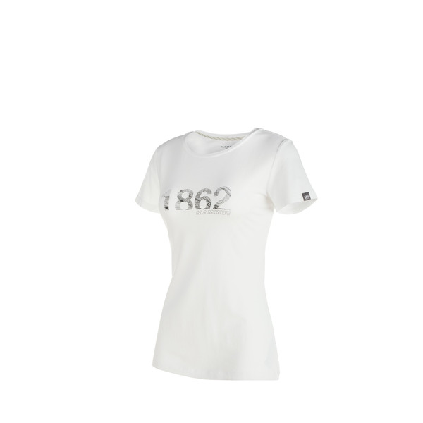 Mammut Ophira T-shirt XS Short sleeve Crew neck Cotton,Elastane White