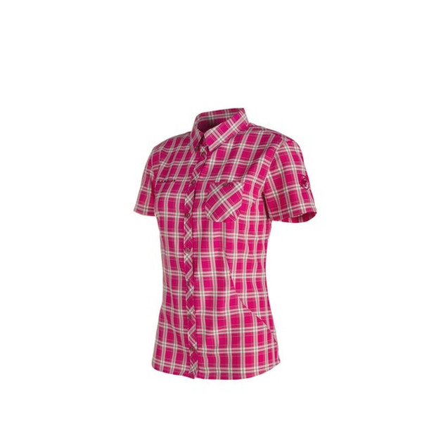 Mammut Alessandria Shirt S Short sleeve Polyamide (PA),Polyester Grey,Red