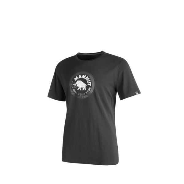 Mammut Seile T-shirt M Short sleeve Crew neck Cotton,Elastane Graphite