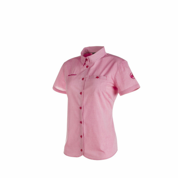 Mammut Trovat Hemd XL Kurzärmel Baumwolle Pink