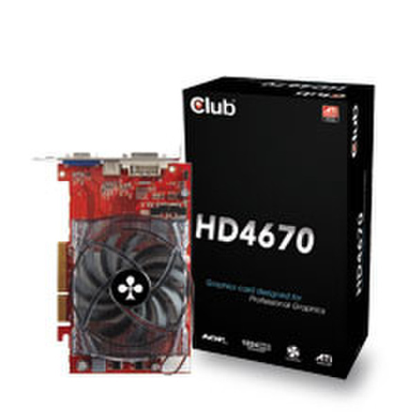 CLUB3D CGA-46724 1GB GDDR3 Grafikkarte