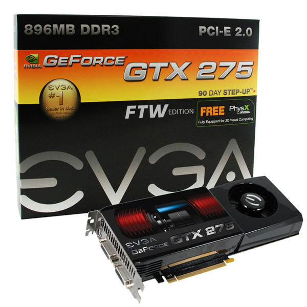 EVGA GeForce GTX 275 FTW GeForce GTX 275 GDDR3