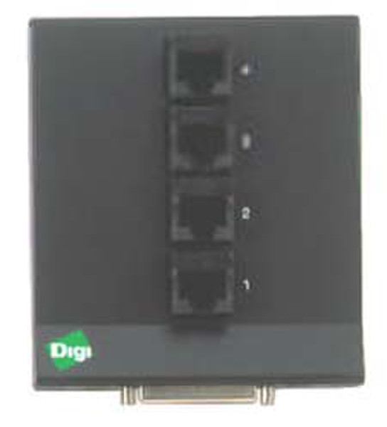 Digi 8-port DTE RJ-45 connector box interface cards/adapter