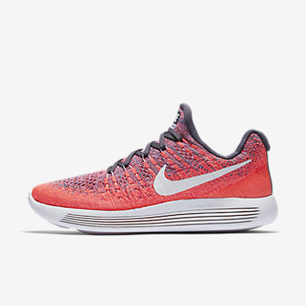 Nike LunarEpic Low Flyknit 2 Для взрослых Женский Красный, Фиолетовый 36.5 кроссовки