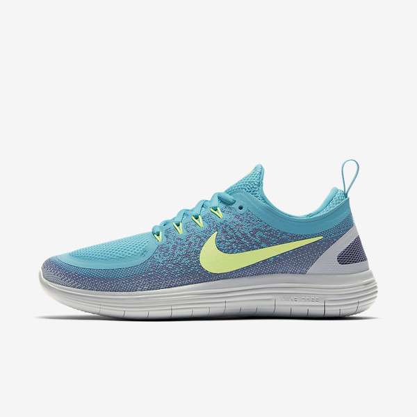 Nike Free RN Distance 2 Для взрослых Женский Серый, Бирюзовый, Белый 36.5 кроссовки