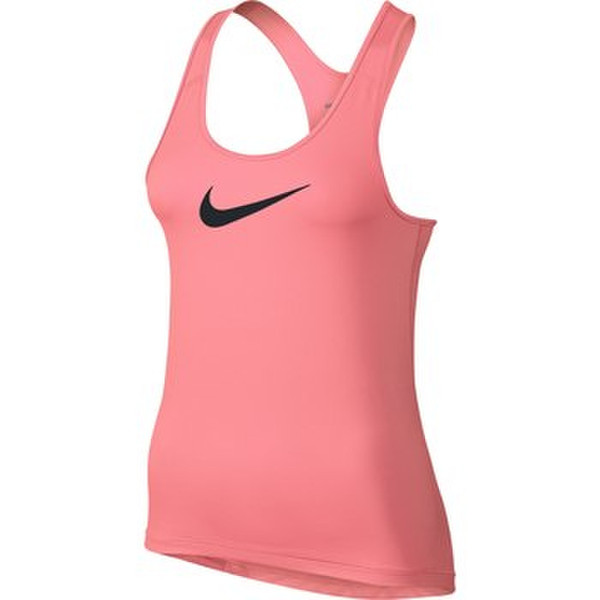 Nike Pro Tank top XS Без рукавов Глубокая круглая горловина Эластан, Полиэстер Розовый